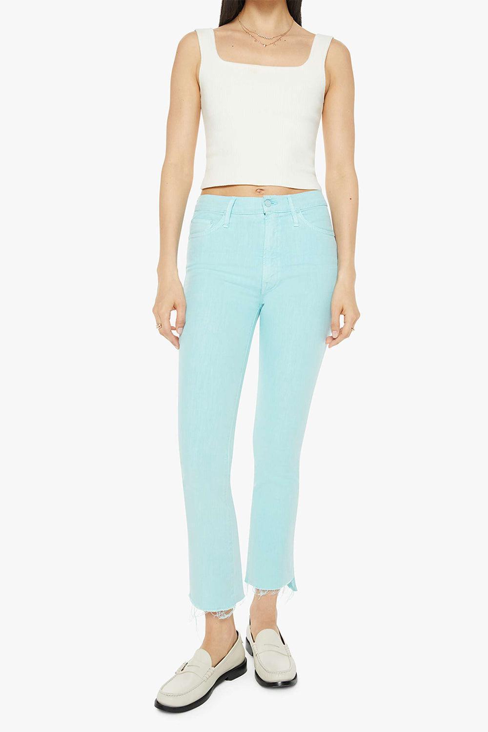 The Insider Crop Step Fray Jean - Chalk It Up-BLUEGLOW-26-CLOTHINGPANTCROPPED-MOTHER