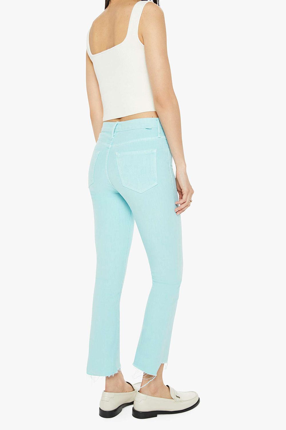 The Insider Crop Step Fray Jean - Chalk It Up-BLUEGLOW-26-CLOTHINGPANTCROPPED-MOTHER