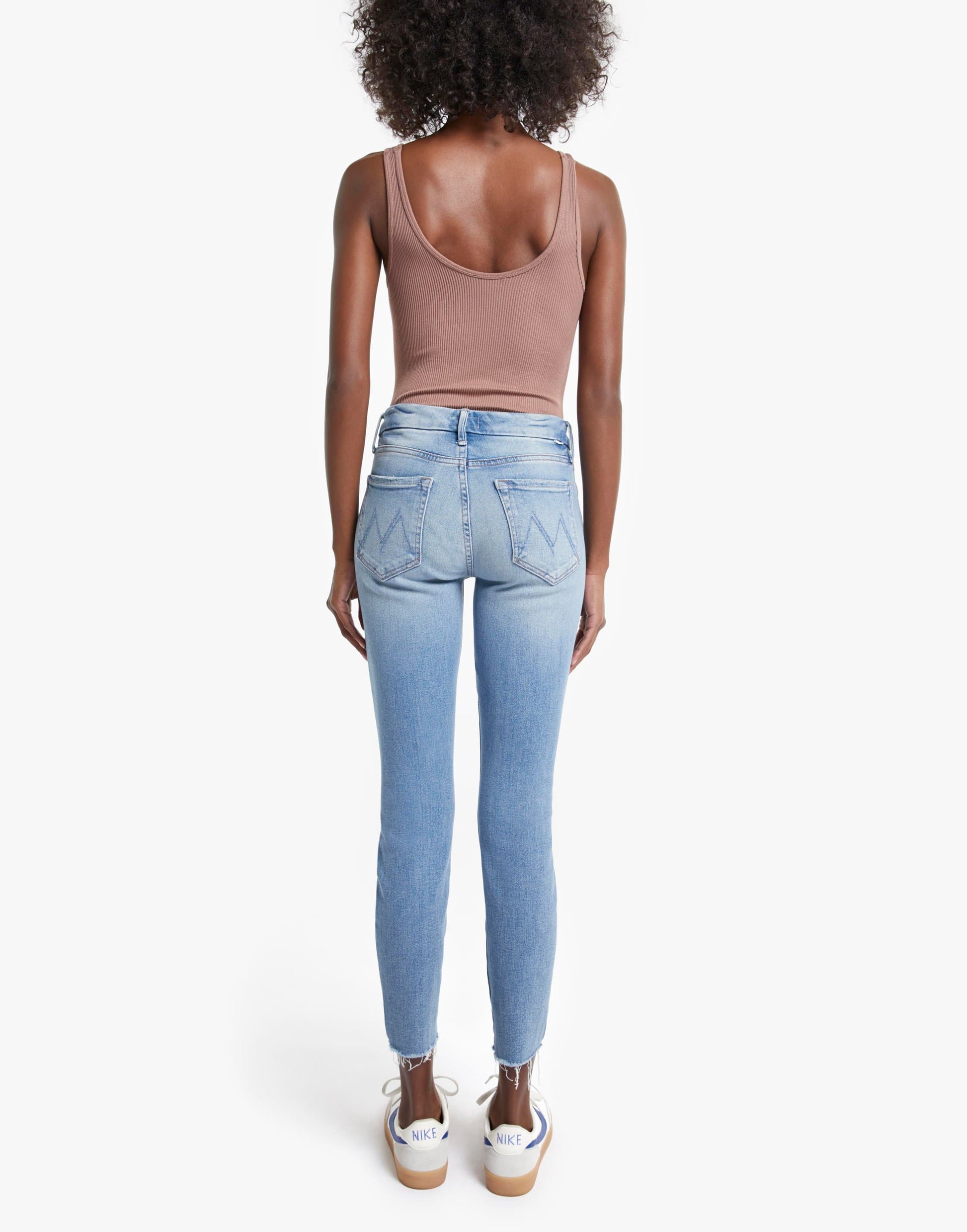 MOTHER-The Looker Ankle Fray in Au Revior-