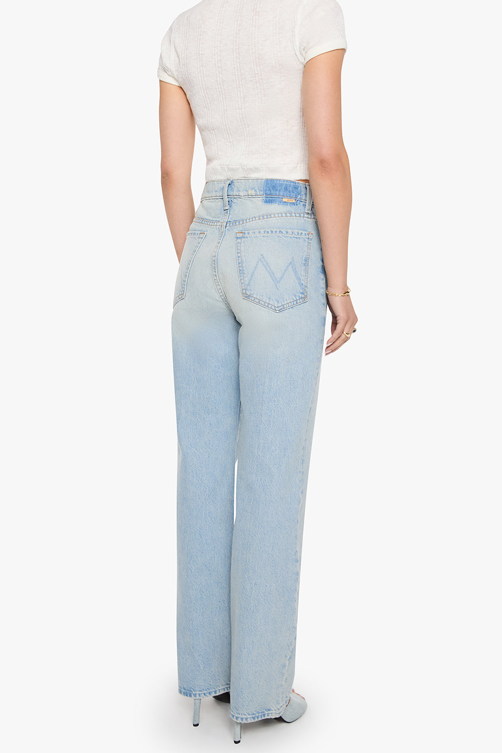  The Rambler Zipper Ankle Pant-BLUE-25-CLOTHINGPANTDENIM-MOTHER 
