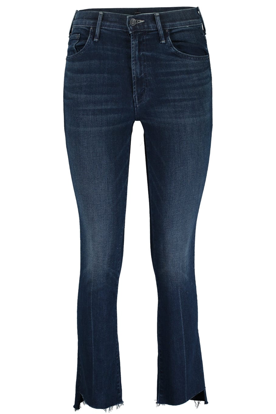 MOTHER-The Insider Crop Step Fray Jean-