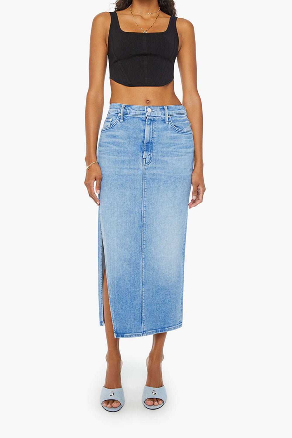MOTHER-The Split Second Skirt-