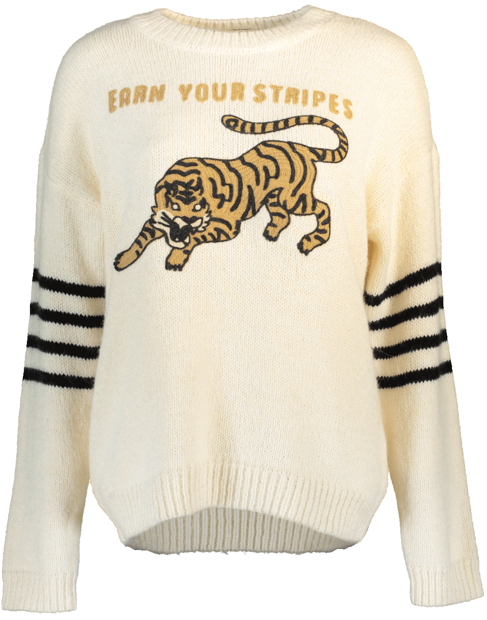 MOTHER-Earn Your Stripes Knit Pullover-