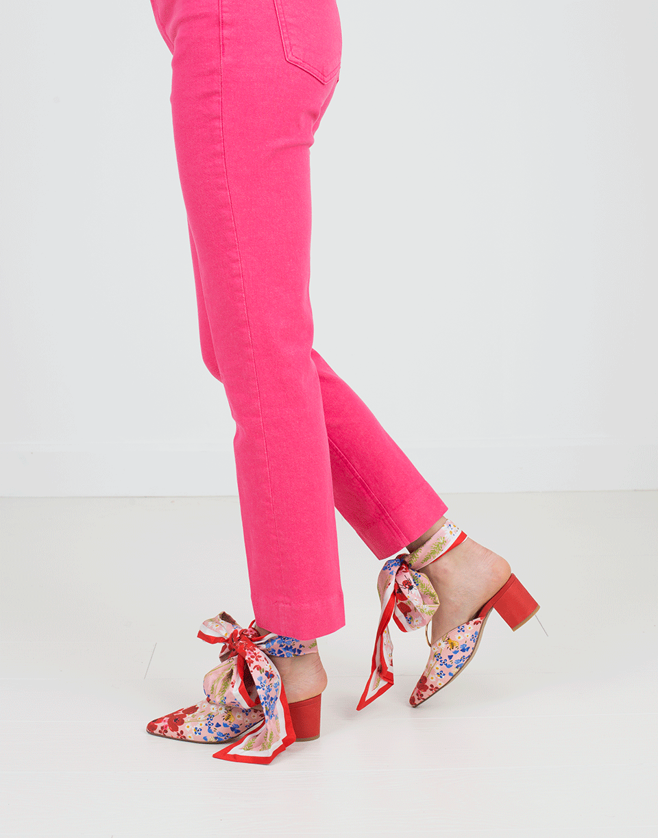 MOTHER OF PEARL-Amber Bow Shoe-