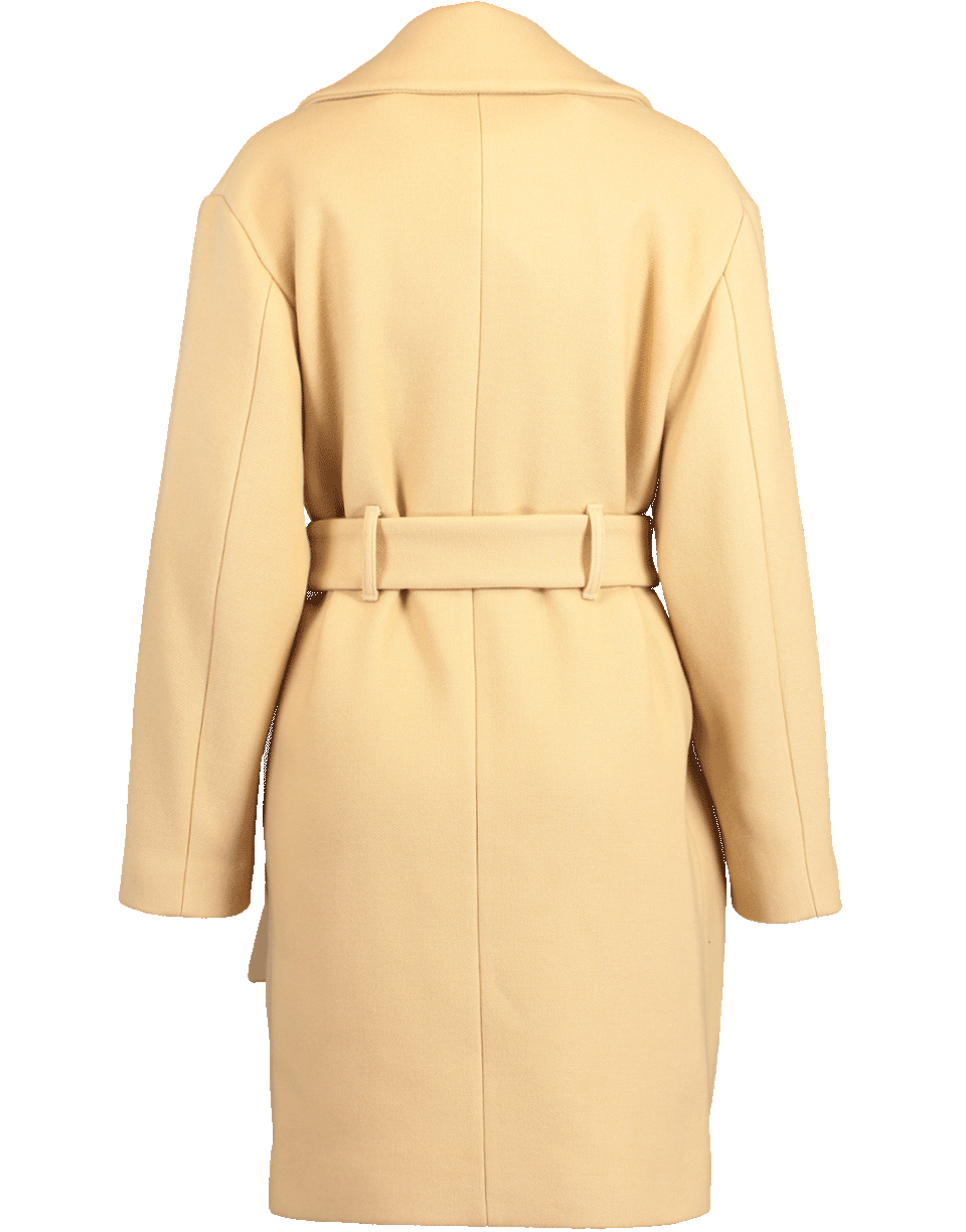 MSGM-Cappotto Self Belt Coat-