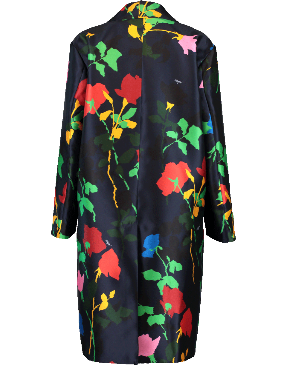 MSGM-Printed Cocoon Coat-