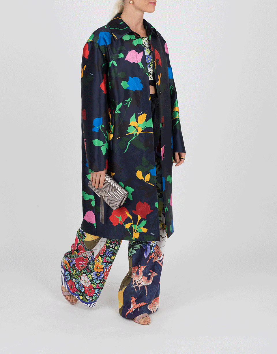 MSGM-Printed Cocoon Coat-