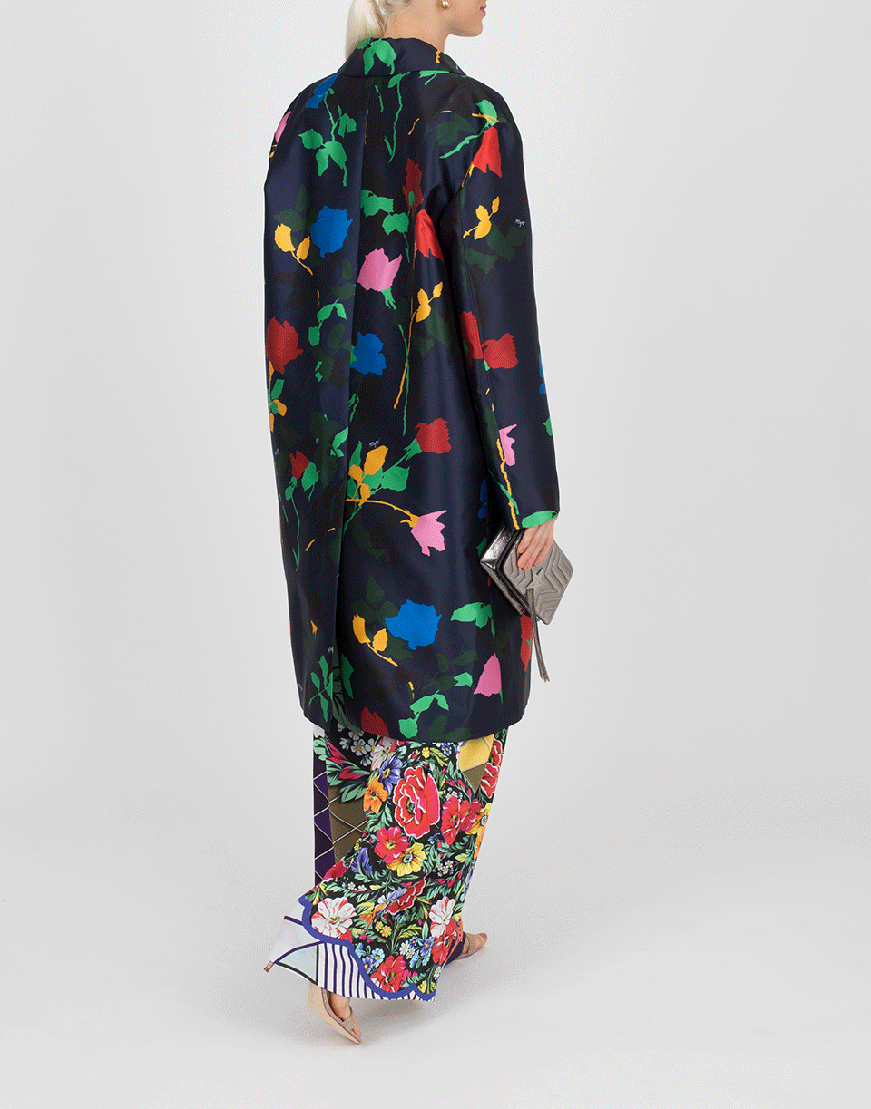 MSGM-Printed Cocoon Coat-