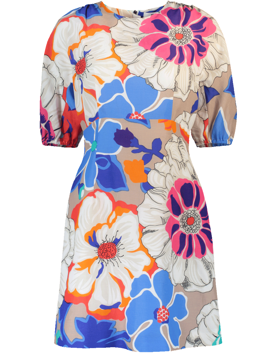 MSGM-All Over Floral Dress-