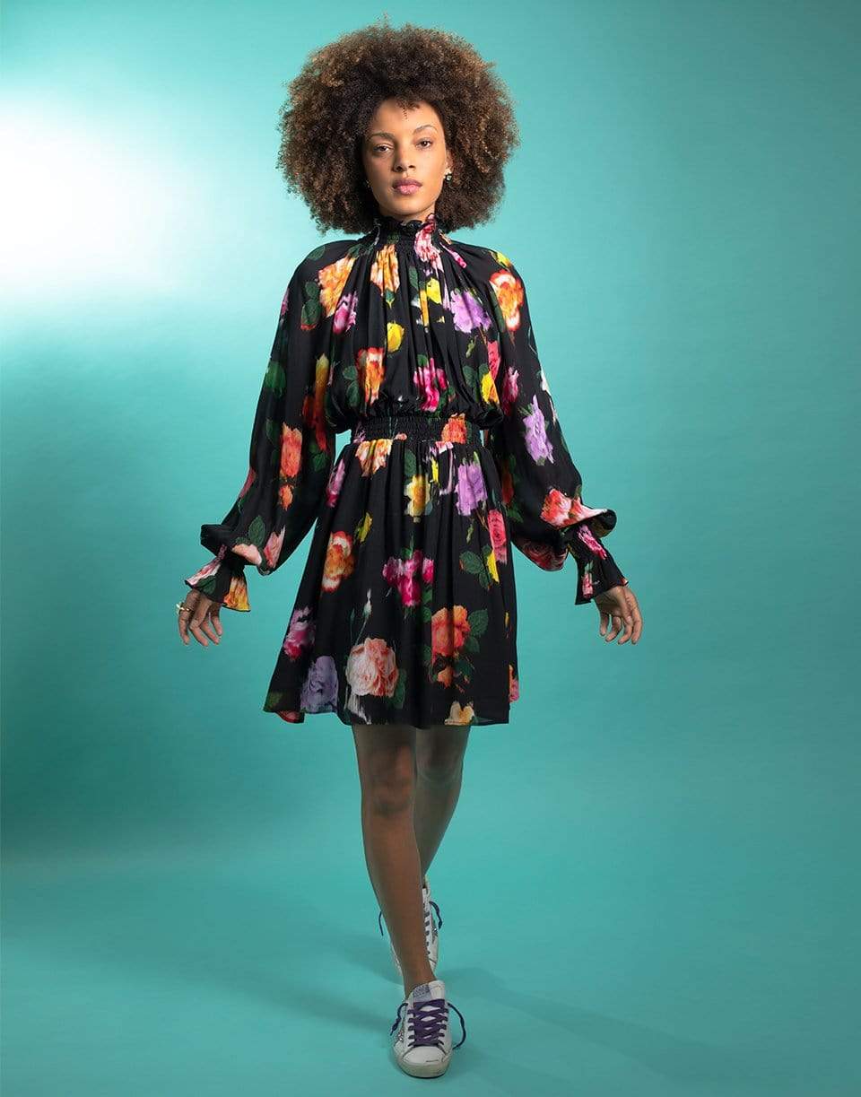 MSGM-Floral Print Dress-
