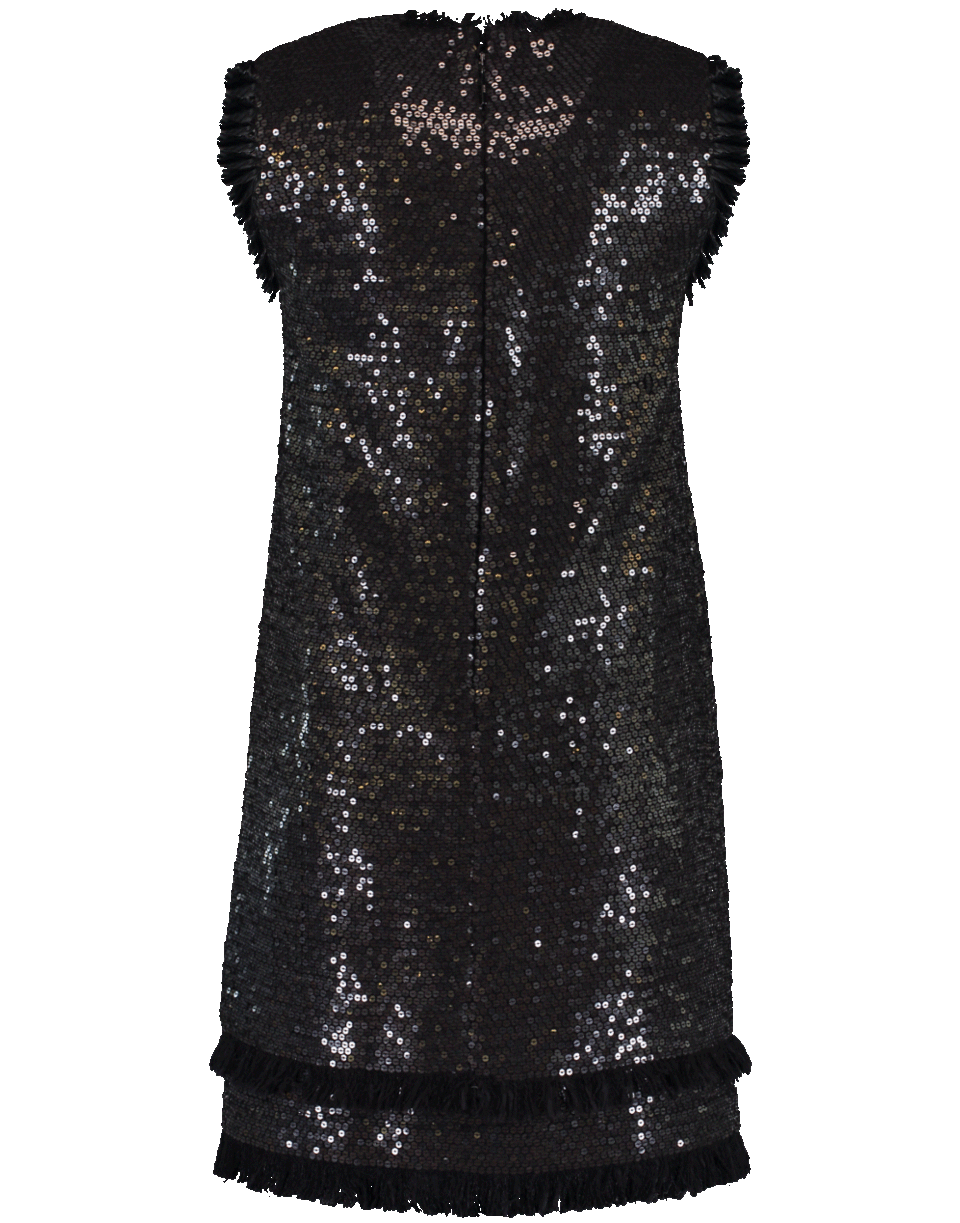 MSGM-Tweed Shift Dress-