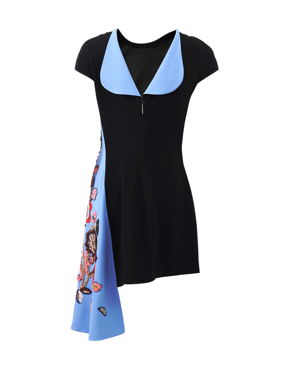 MSGM-Beaded Drape Dress-