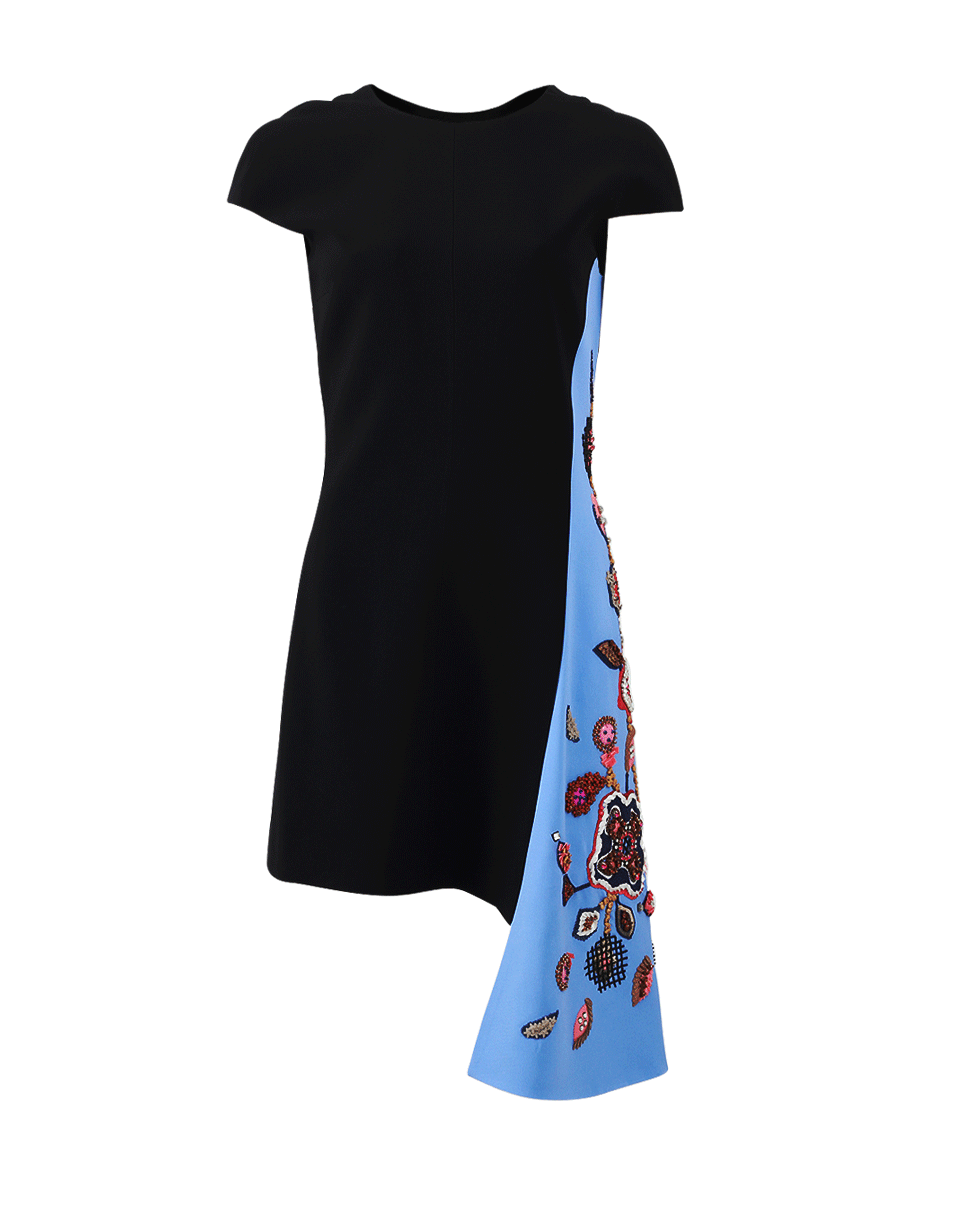 MSGM-Beaded Drape Dress-