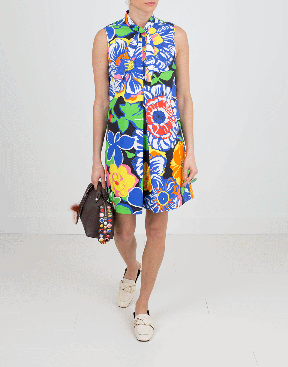 MSGM-Floral Print Dress-