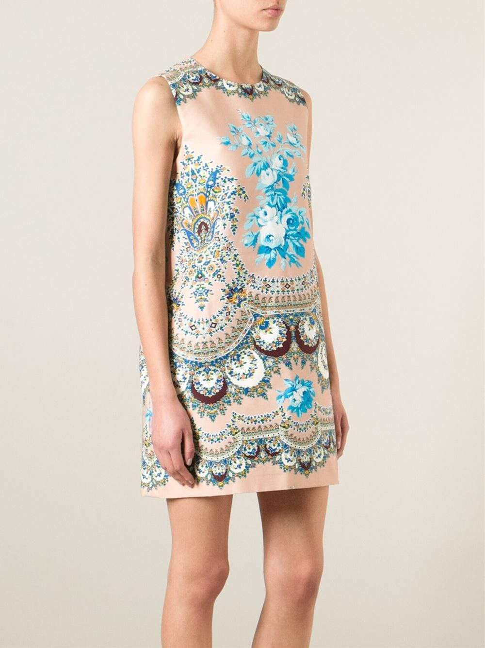 MSGM-Printed A-Line Dress-