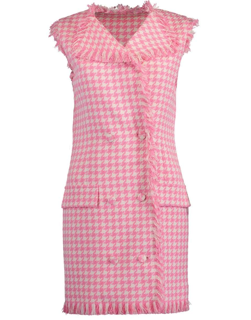 MSGM-Tuxedo Tweed Dress-