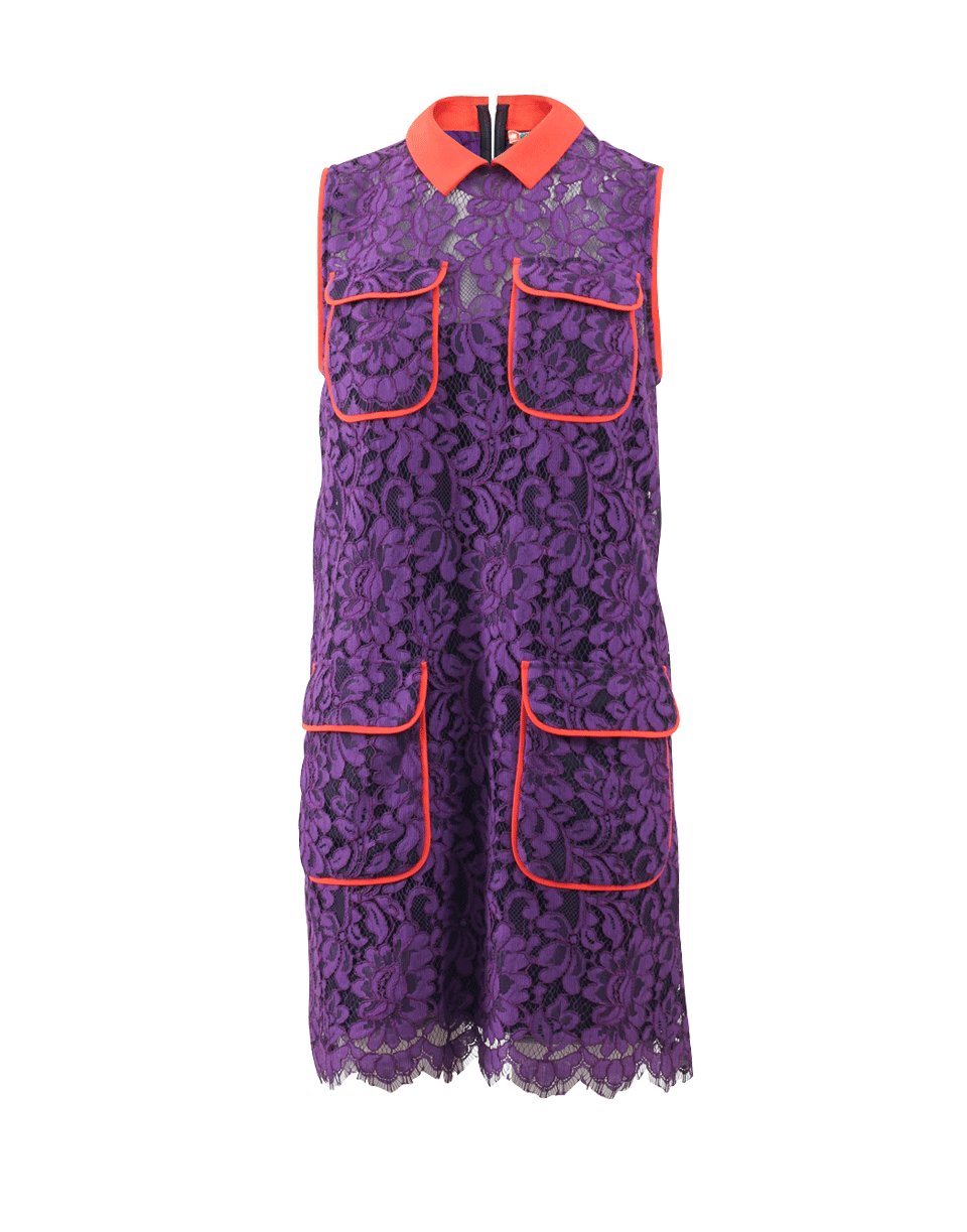 MSGM-Four Pocket Lace Dress-
