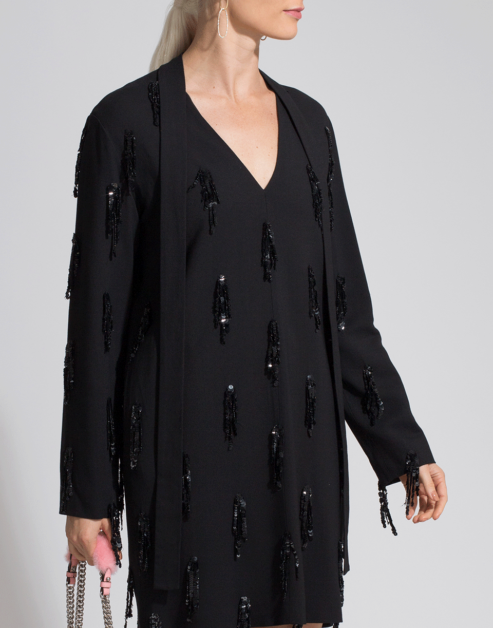MSGM-Neck Tie Dress-
