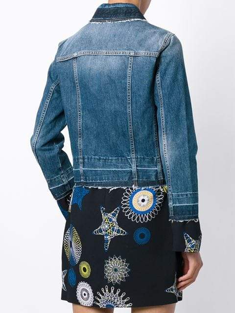 MSGM-Embellished Jean Jacket-