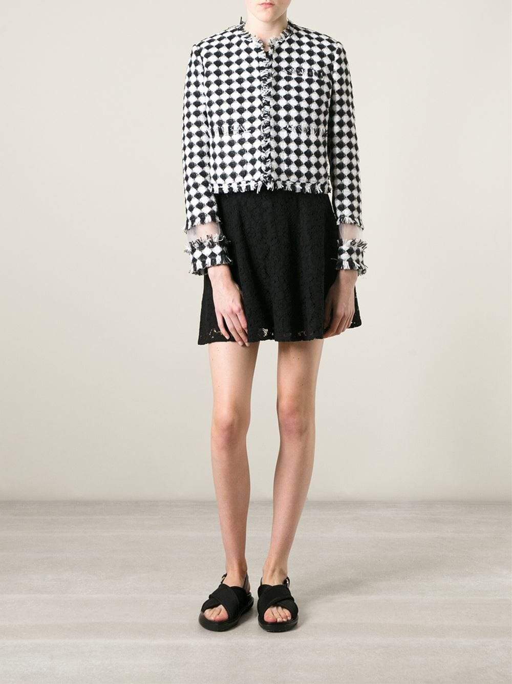 MSGM-Tweed Jacket-