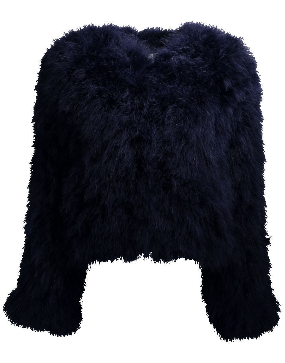 MSGM-Turkey Feather Chubby Sweater-