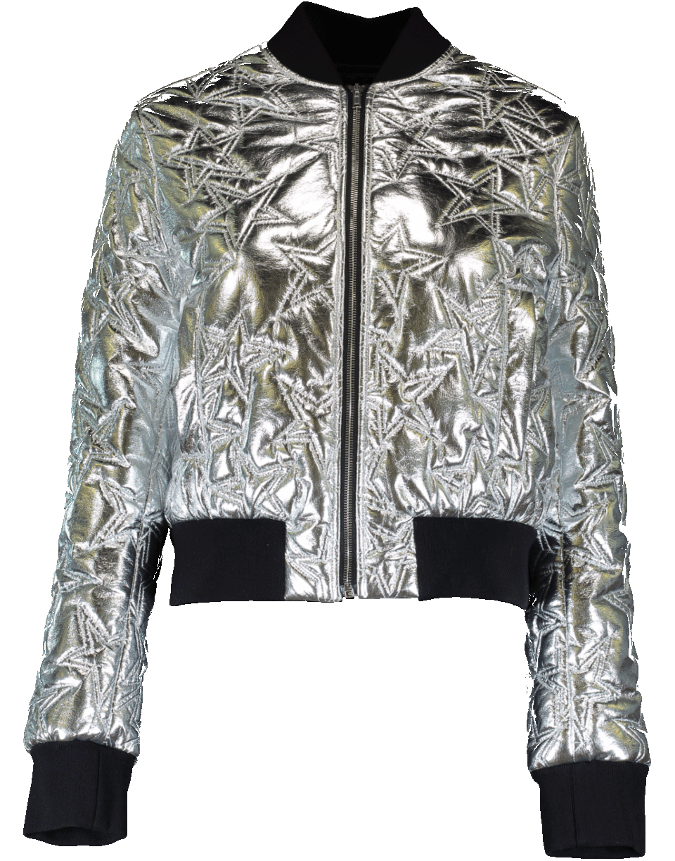MSGM-Silver Star Bomber Jacket-