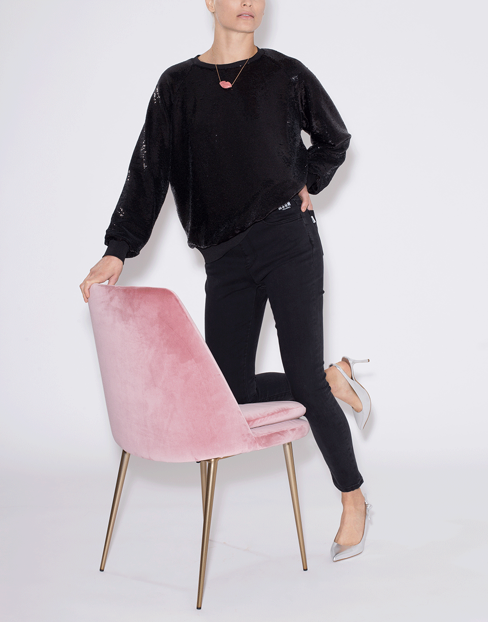 MSGM-Pull On Denim Pant-