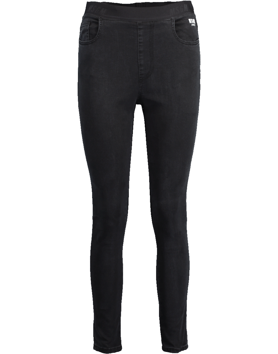 MSGM-Pull On Denim Pant-