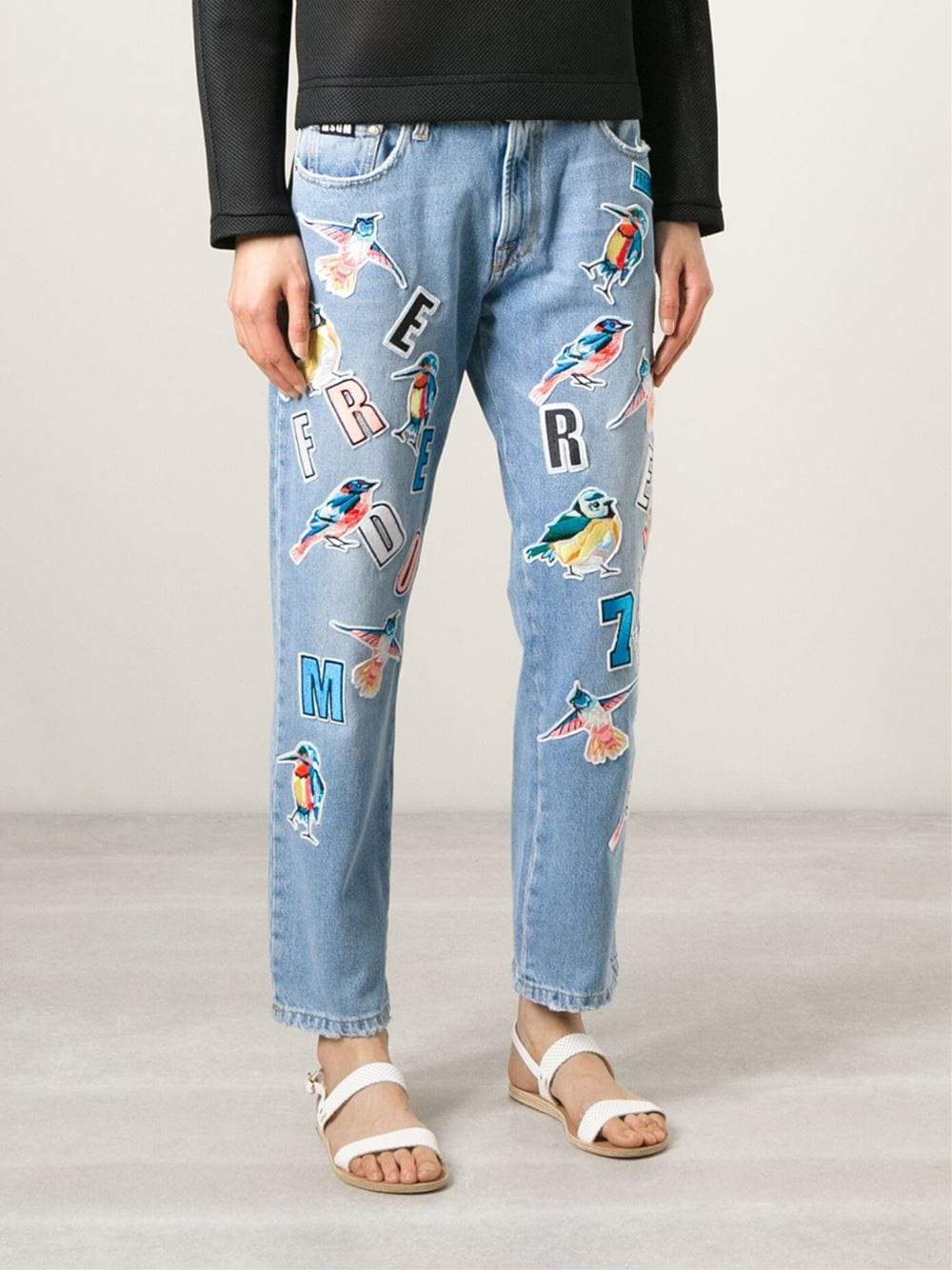 MSGM-Freedom Embellished Jean-