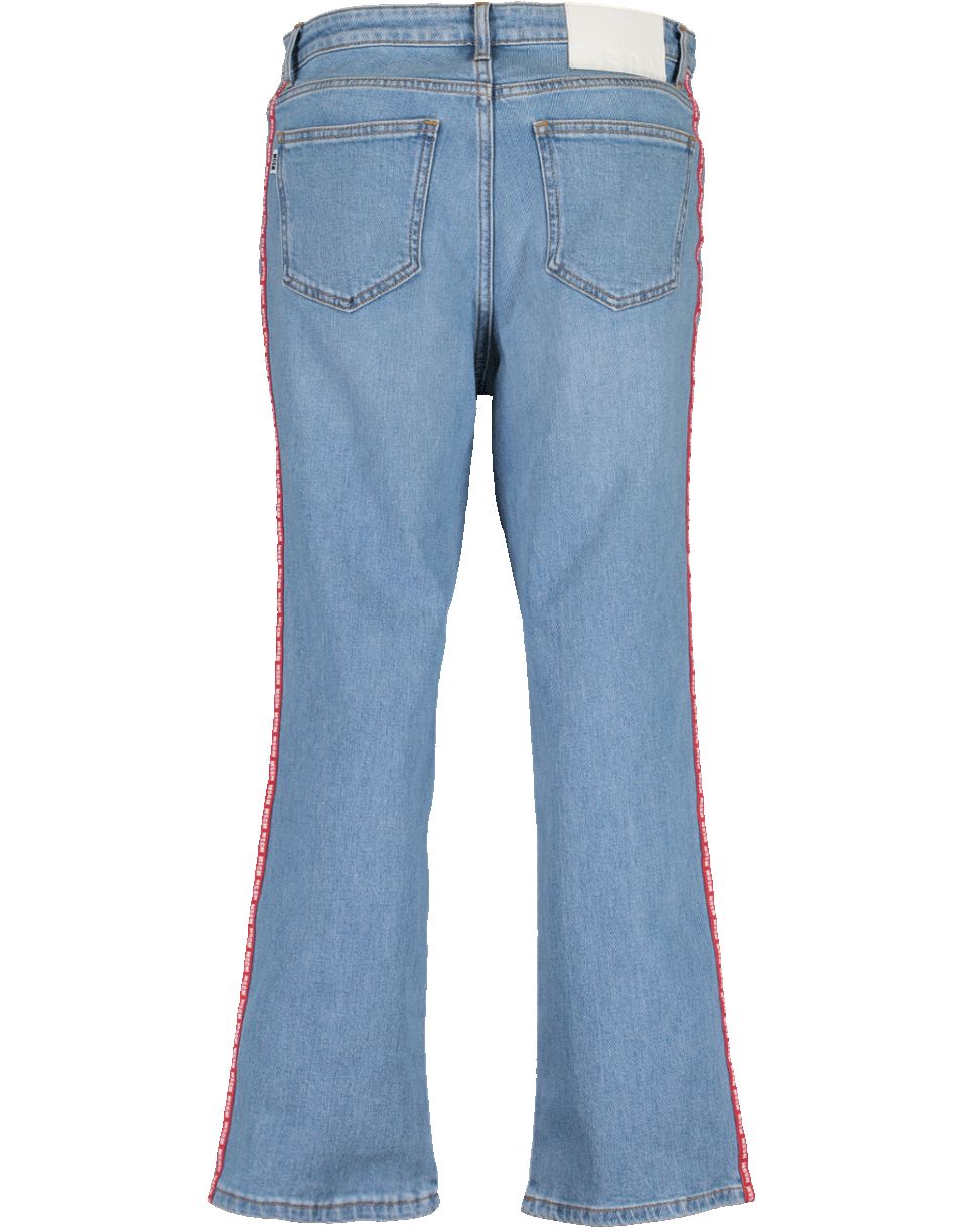 MSGM-High Waisted Cropped Jean-