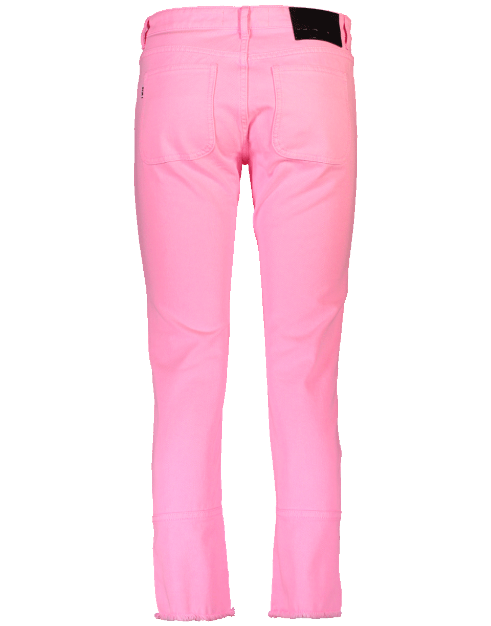 MSGM-Cropped Denim-