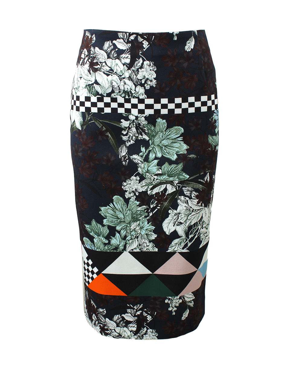 MSGM-Printed Pencil Skirt-