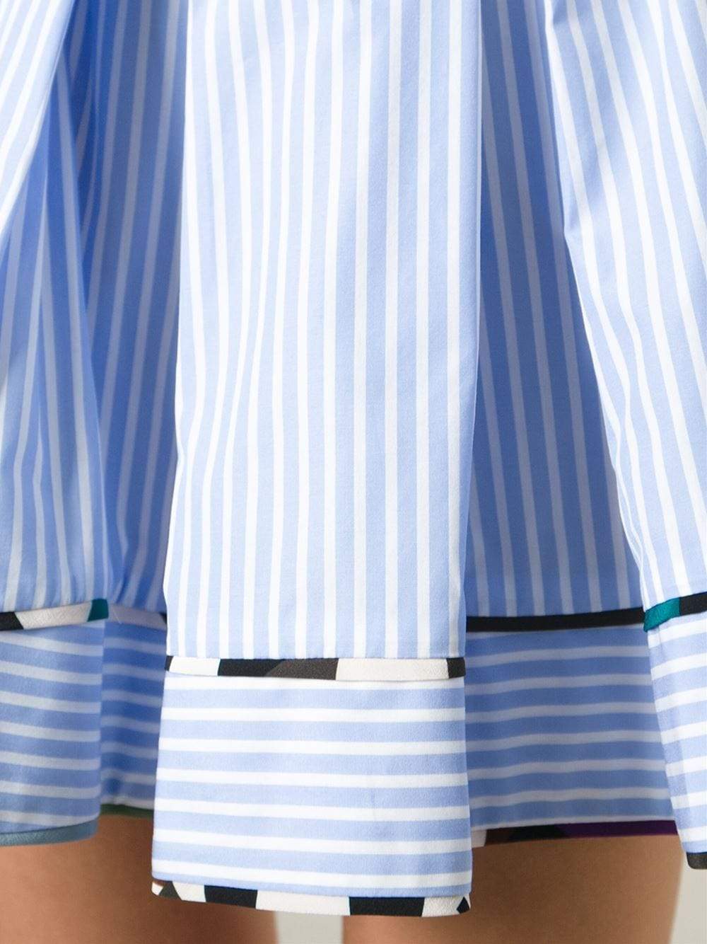 MSGM-Striped Skirt-