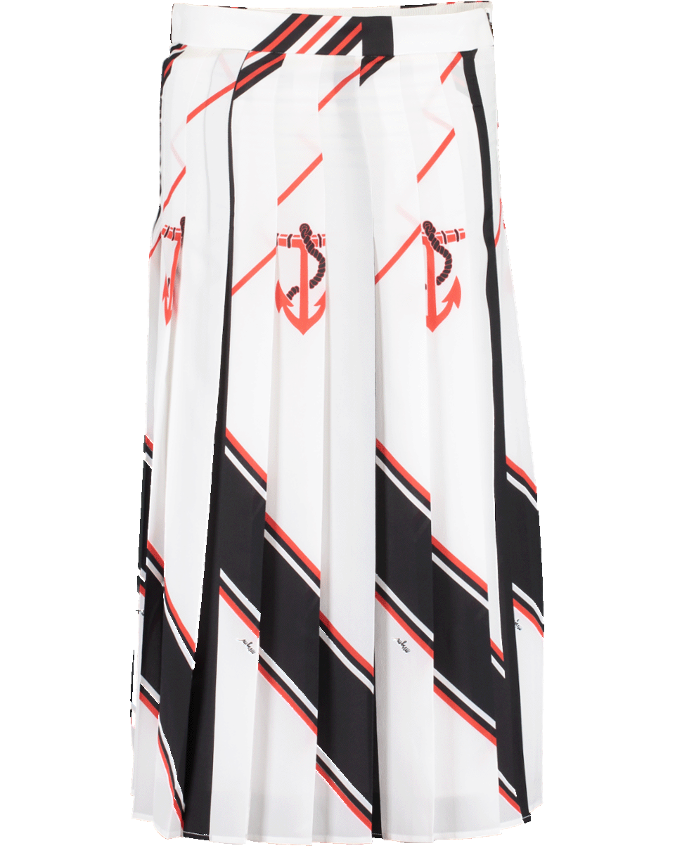 MSGM-Pleated Nautical Skirt-