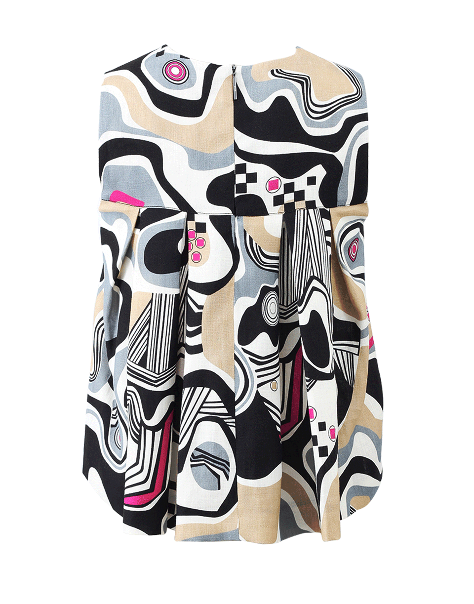 MSGM-Printed Pleated Top-