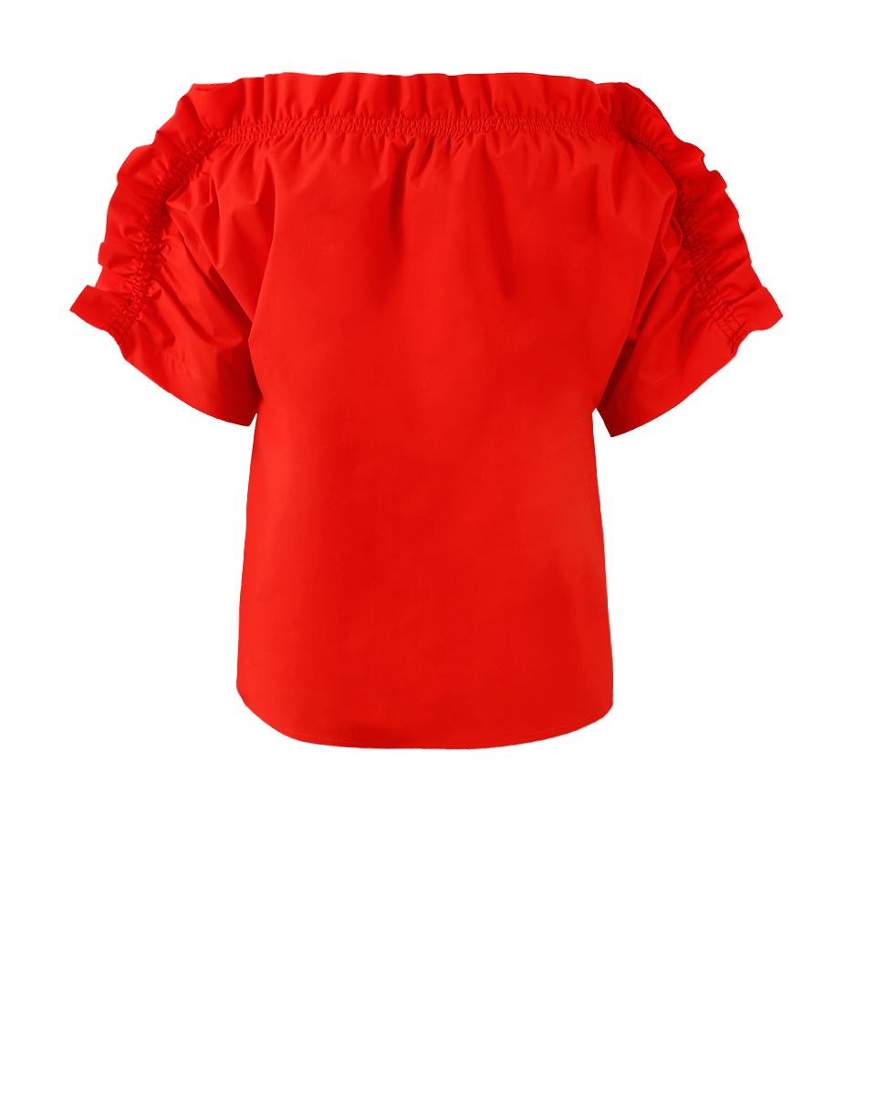 MSGM-Off Shoulder Ruffle Sleeve Blouse-