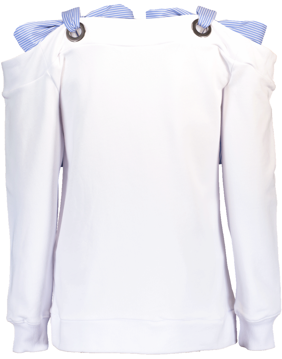MSGM-Off Shoulder Shirt-