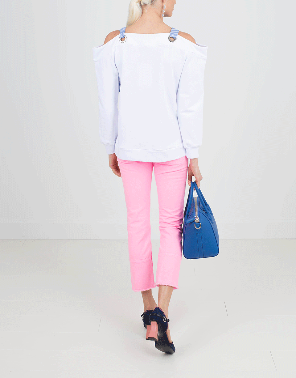MSGM-Off Shoulder Shirt-