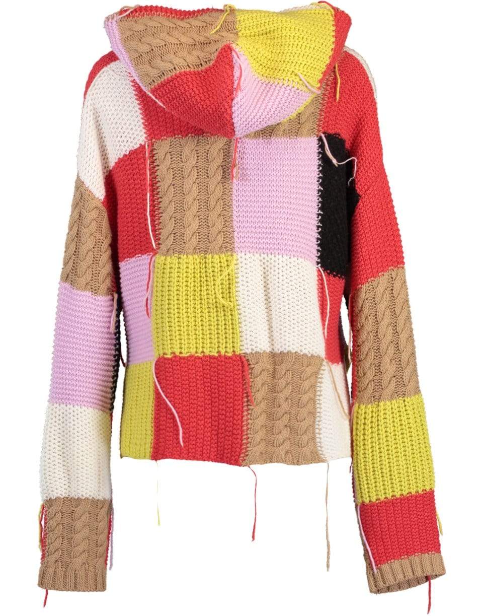 MSGM-Maglia Color Block Sweater-