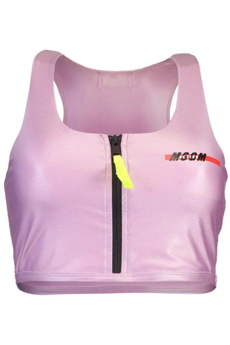 MSGM-Lilac Sports Bra-