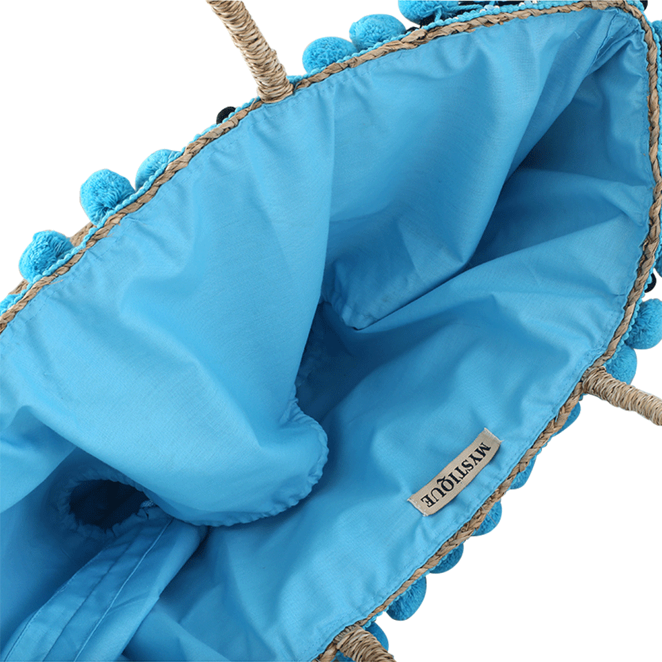 MYSTIQUE-Evil Eye Basket-BLUE