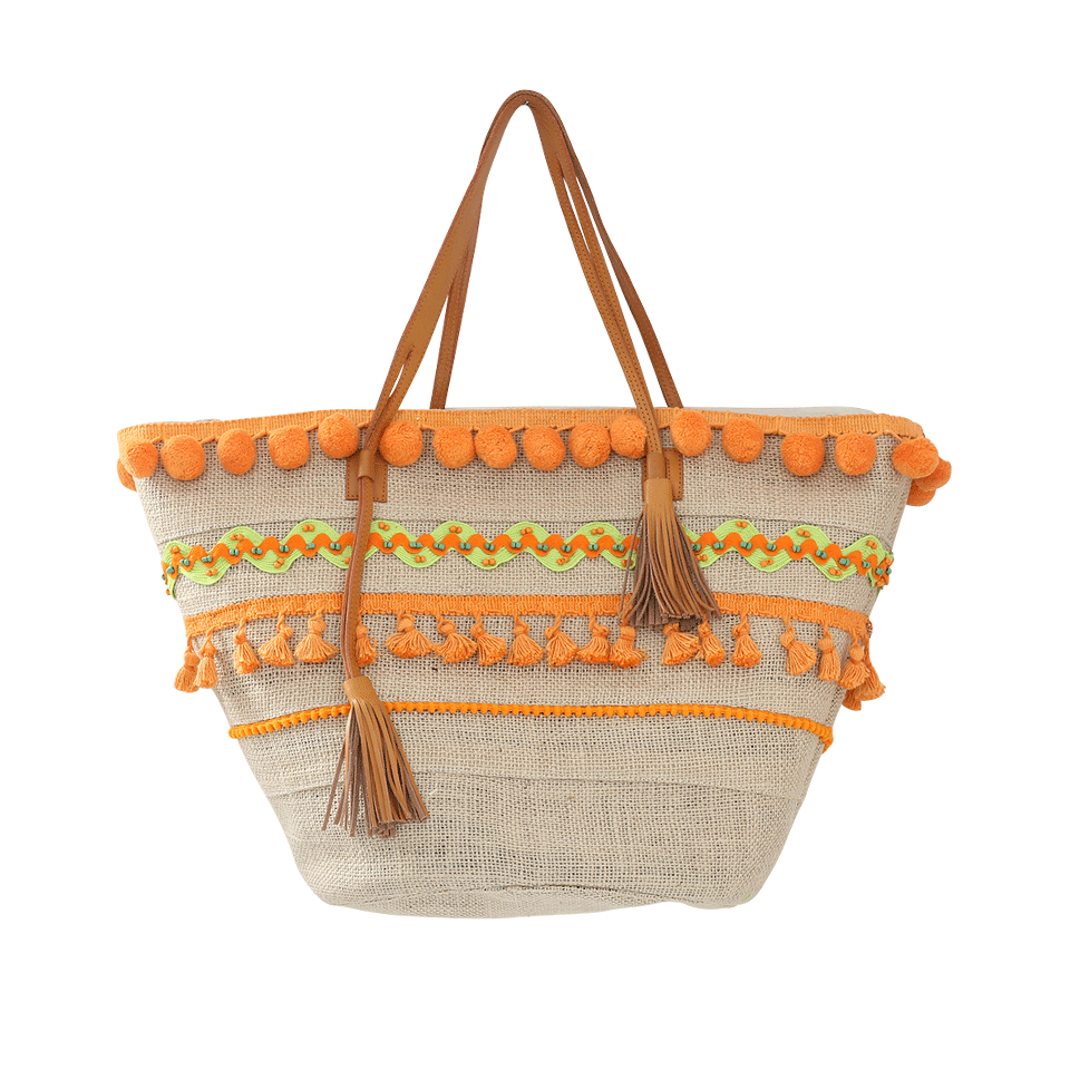 MYSTIQUE-Pom Pom Basket-ORANGE