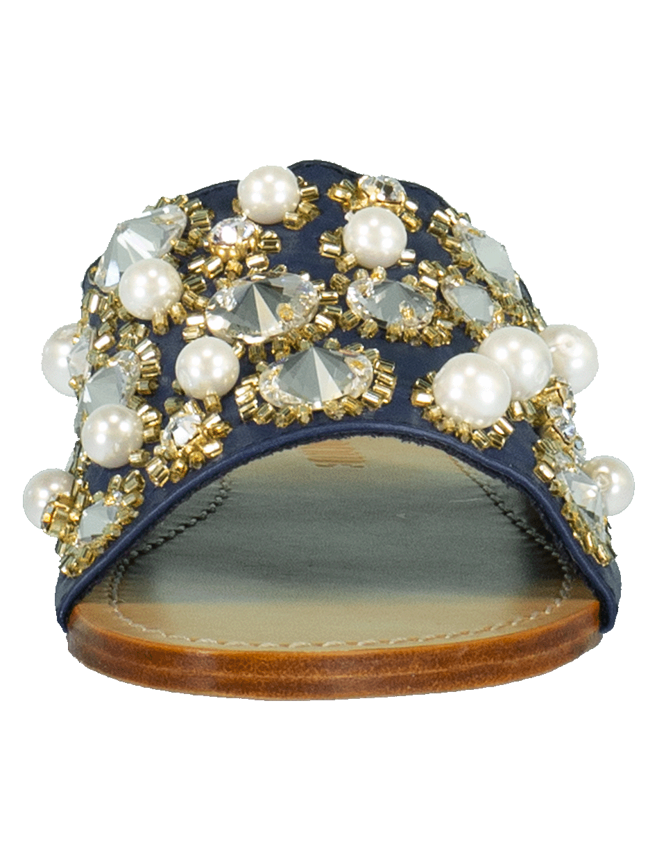 MYSTIQUE-Pearl Embellished Slide-