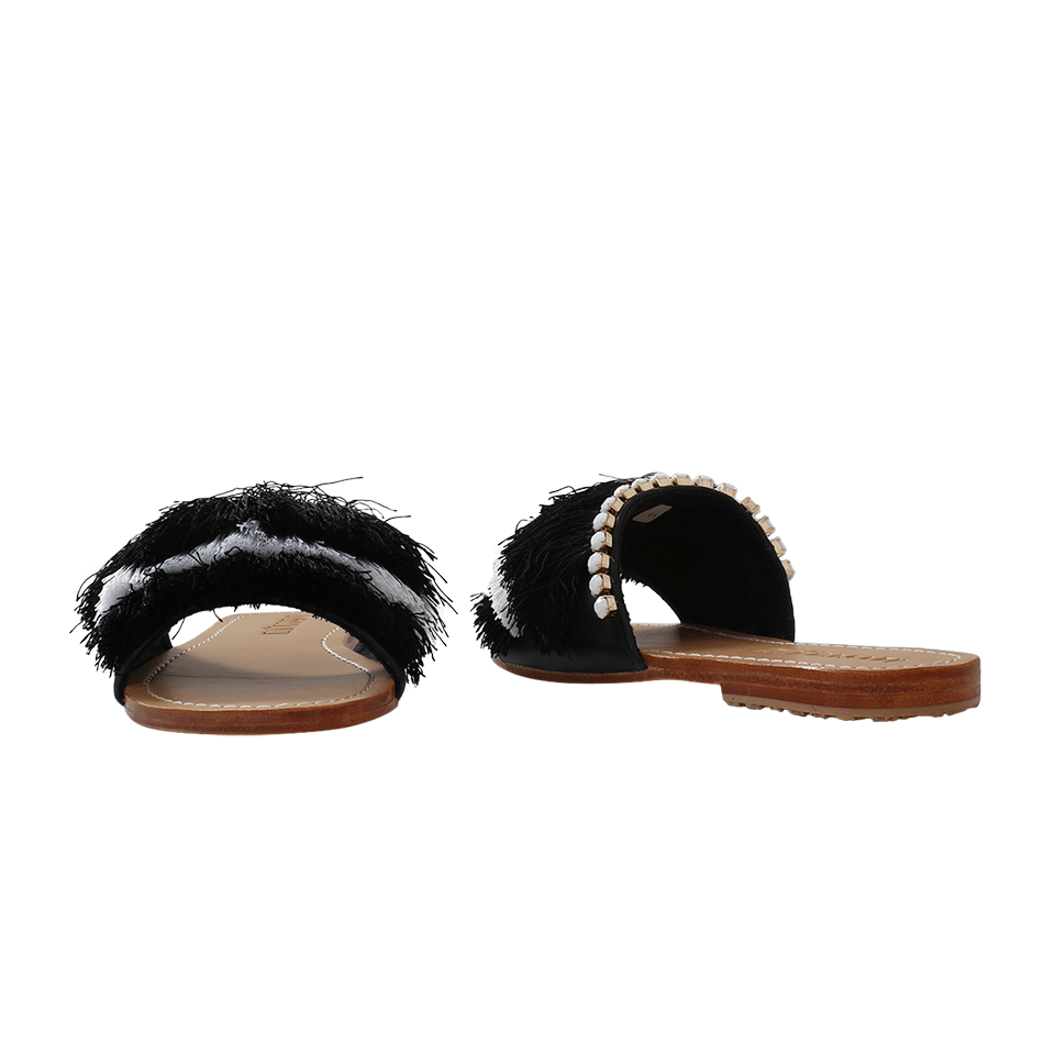 MYSTIQUE-Fringe Slide Sandal-