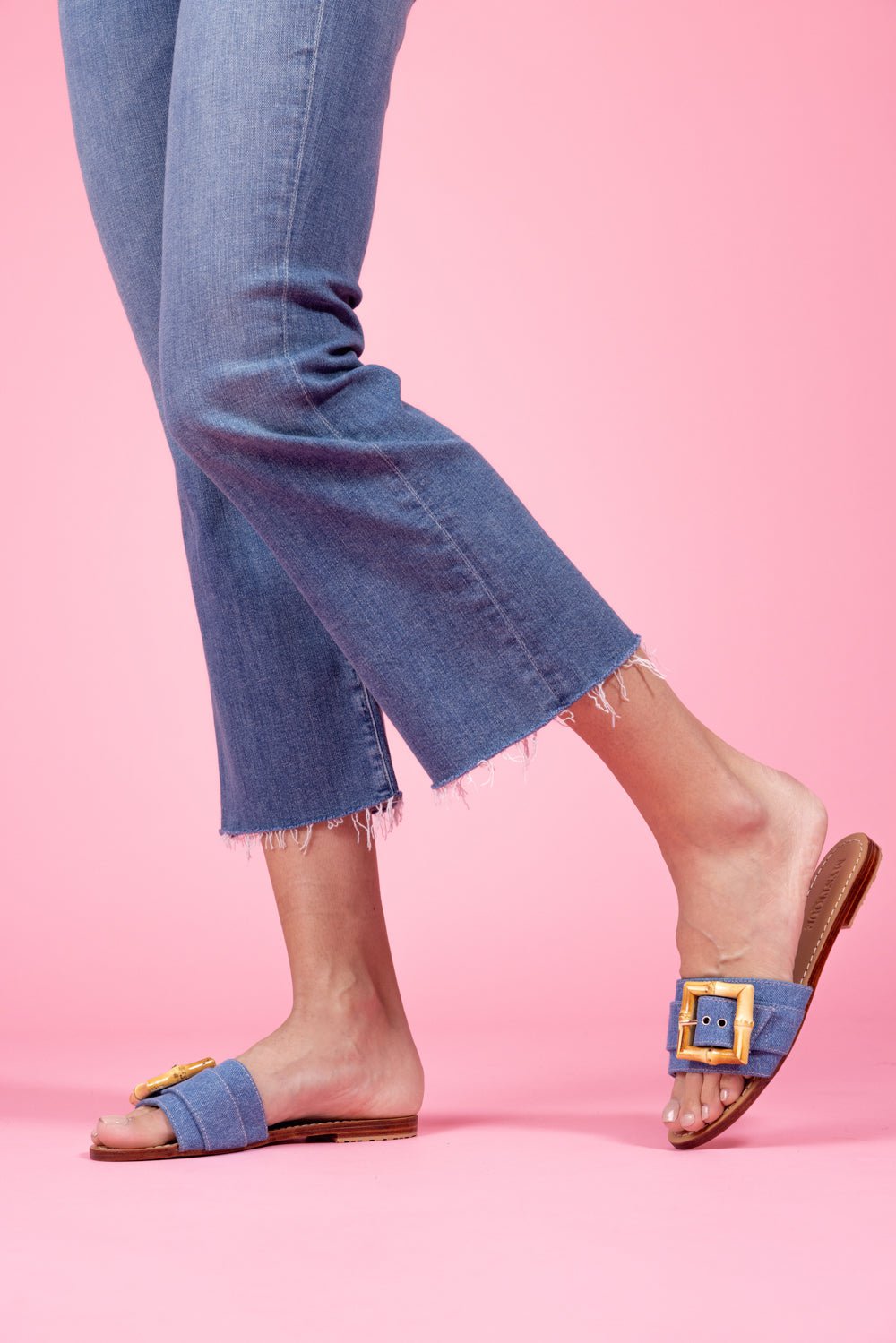 MYSTIQUE-Denim Sandal-