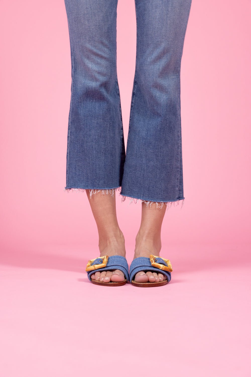 MYSTIQUE-Denim Sandal-