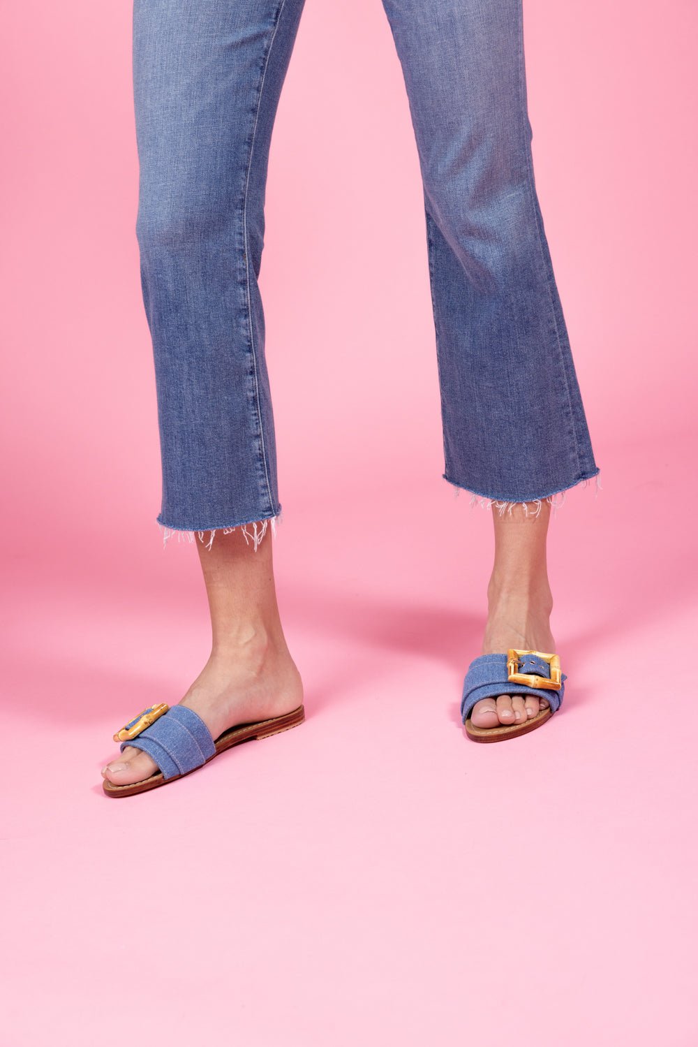 MYSTIQUE-Denim Sandal-