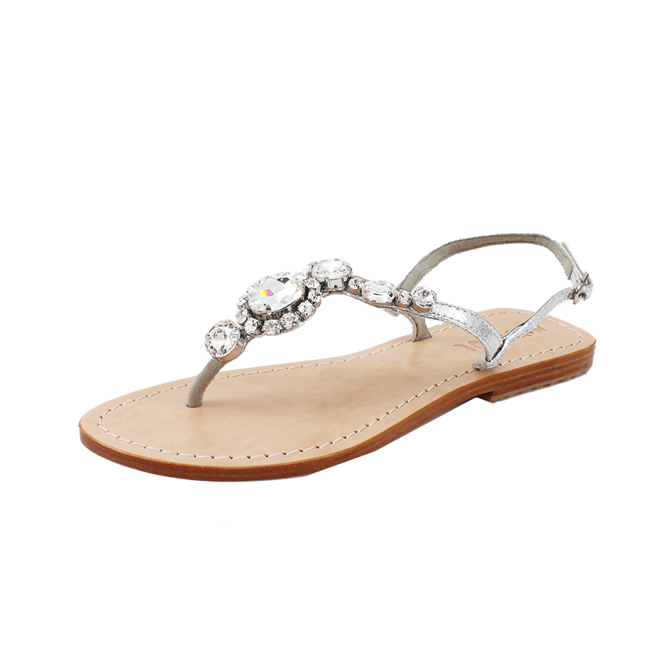 MYSTIQUE-Clear Crystal Thong Sandal-
