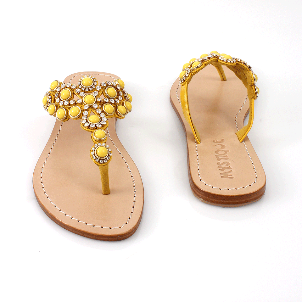 MYSTIQUE-Crystal Embellished Sandal-
