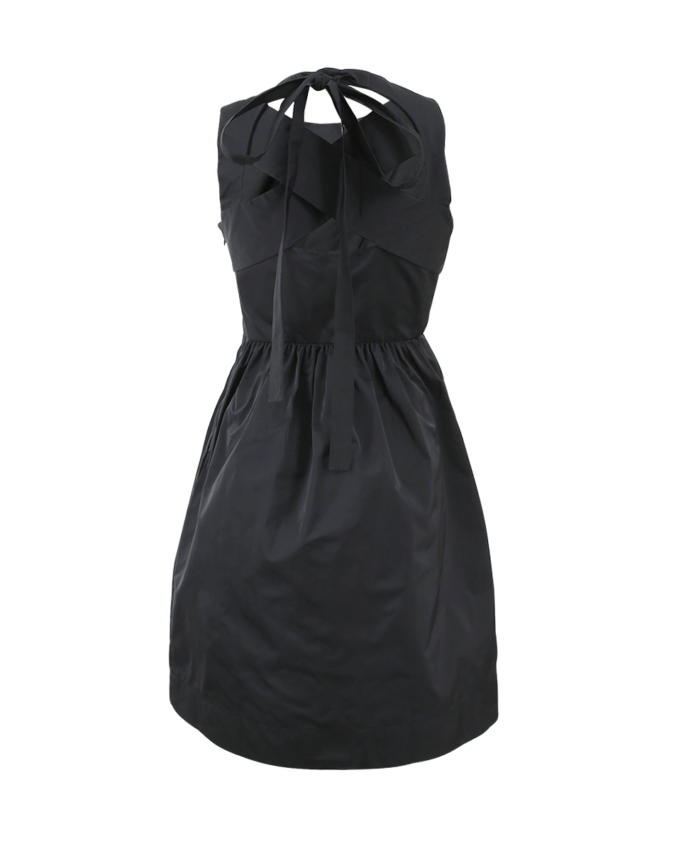 N0.21-Taffeta Criss Cross Back Dress-
